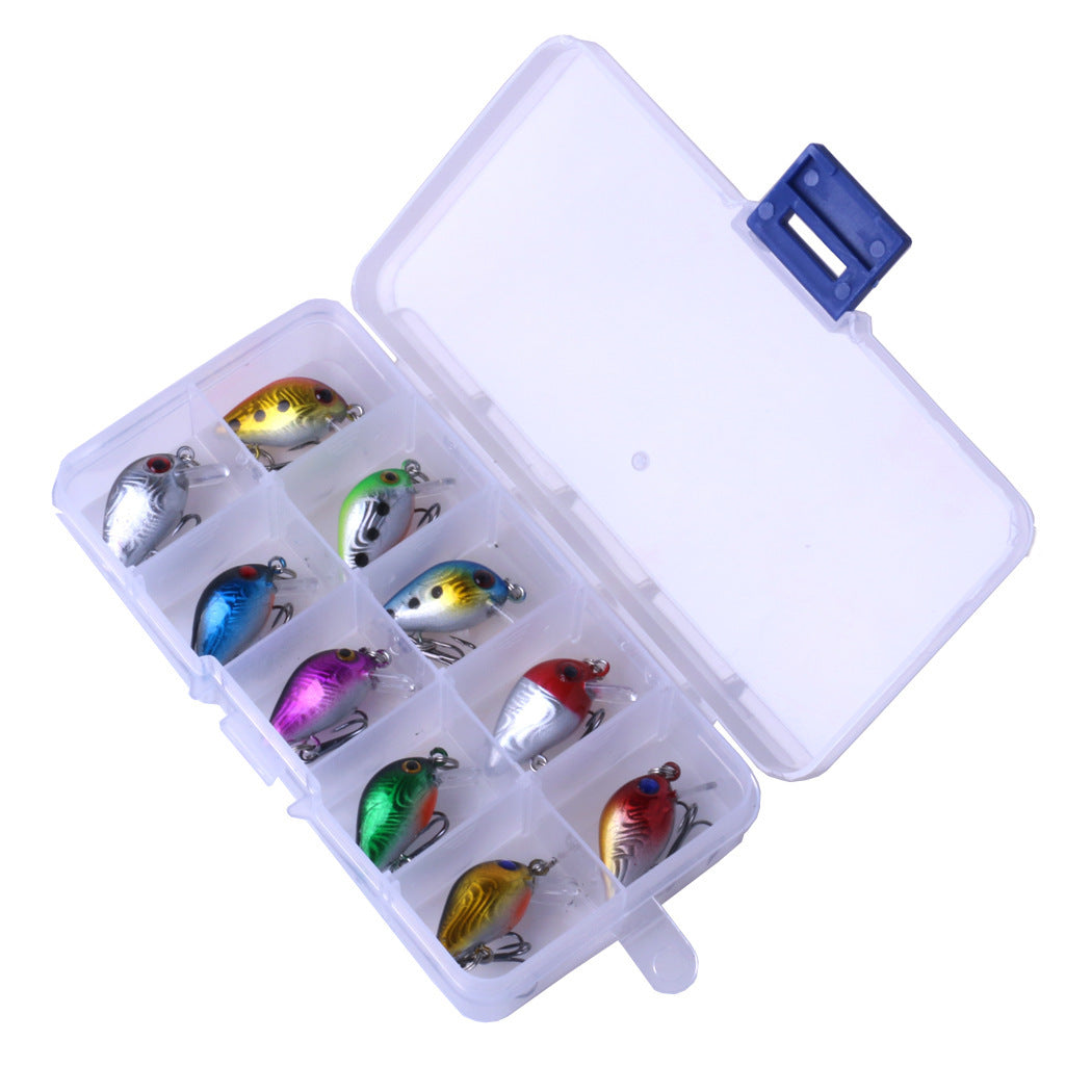 Mini Crankbait Hard Fishing Lure 3cm ABS Realistic Design