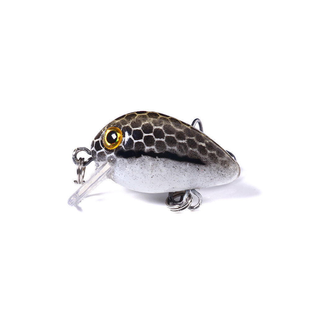 Mini Crankbait Hard Fishing Lure 3cm ABS Realistic Design