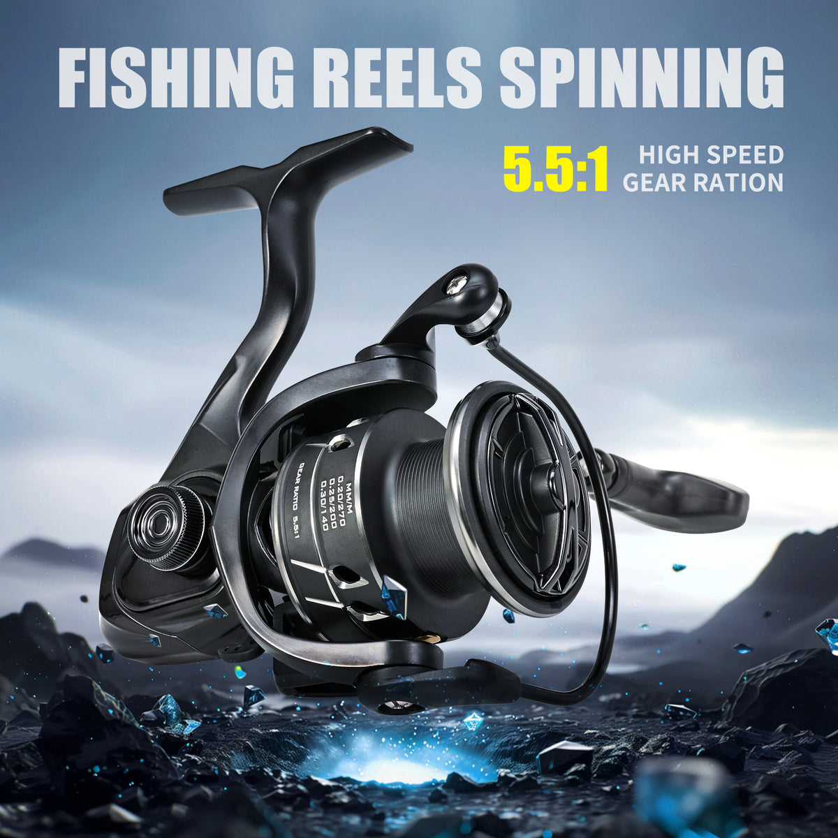 Saltwater/Freshwater Spinning Fishing Reel