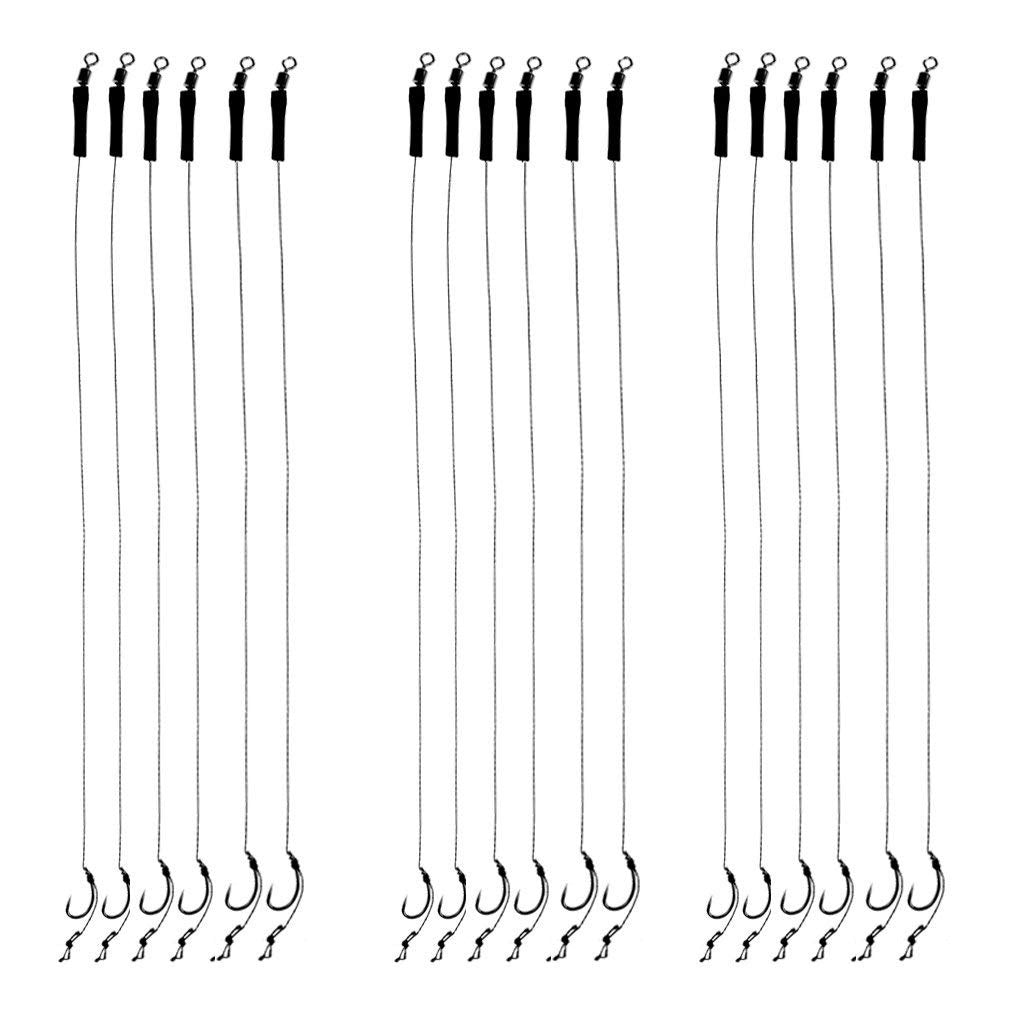 Handmade Fishing Hooks with Braided Line