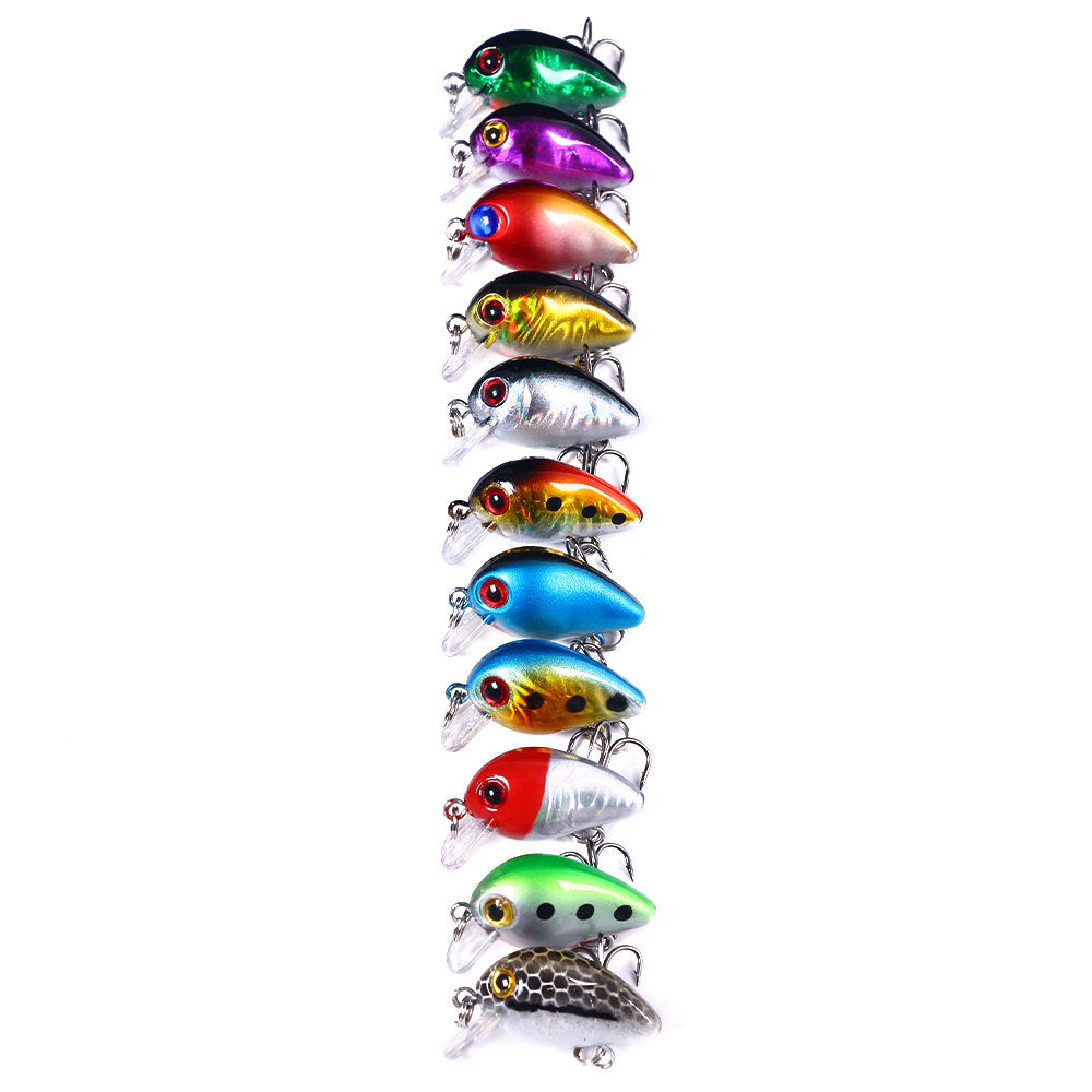 Mini Crankbait Hard Fishing Lure 3cm ABS Realistic Design