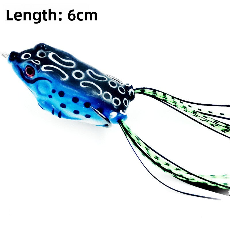 Realistic Frog Fishing Lure with Double Hooks