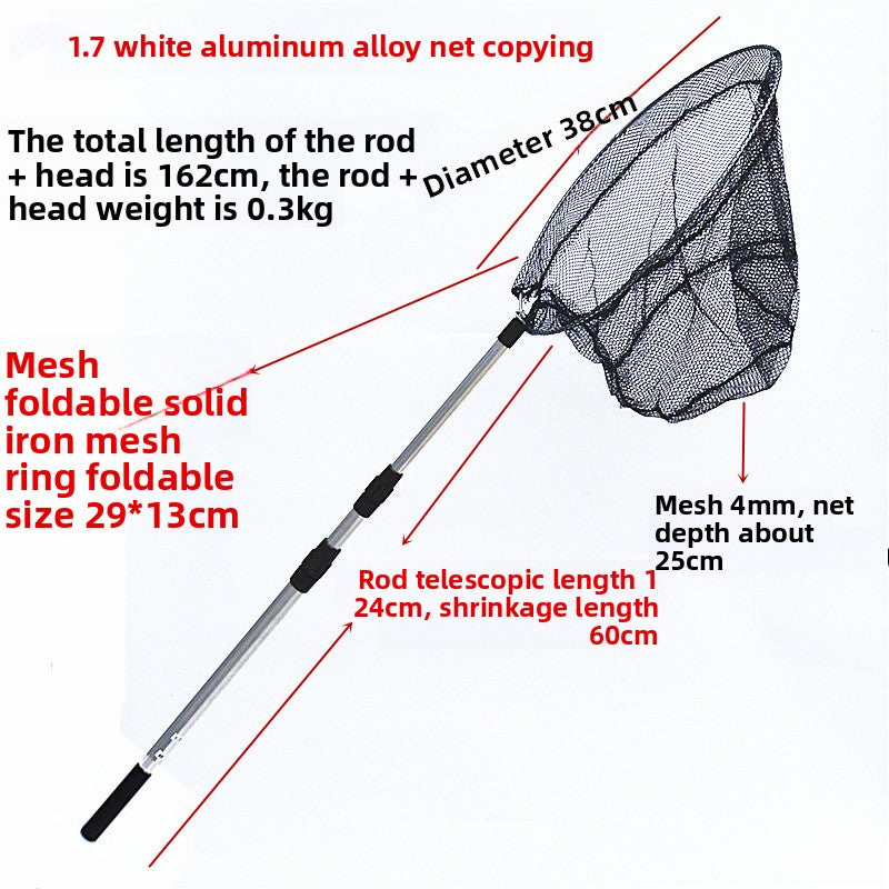 Aluminum Alloy Folding Three-Section Fishing Net