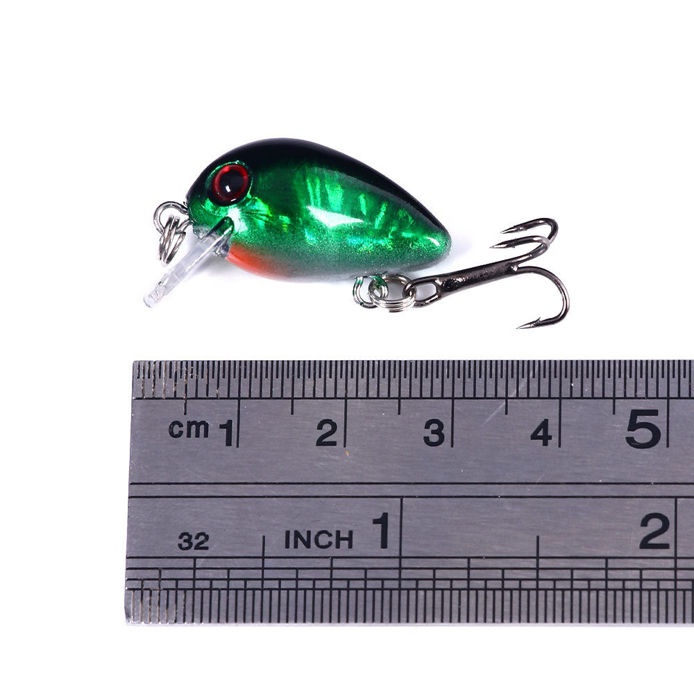 Mini Crankbait Hard Fishing Lure 3cm ABS Realistic Design