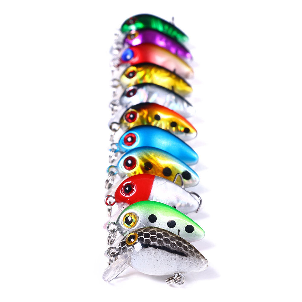Mini Crankbait Hard Fishing Lure 3cm ABS Realistic Design