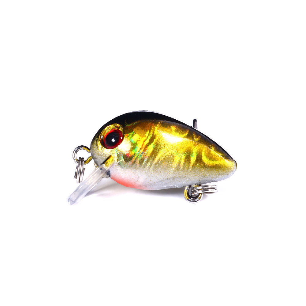 Mini Crankbait Hard Fishing Lure 3cm ABS Realistic Design