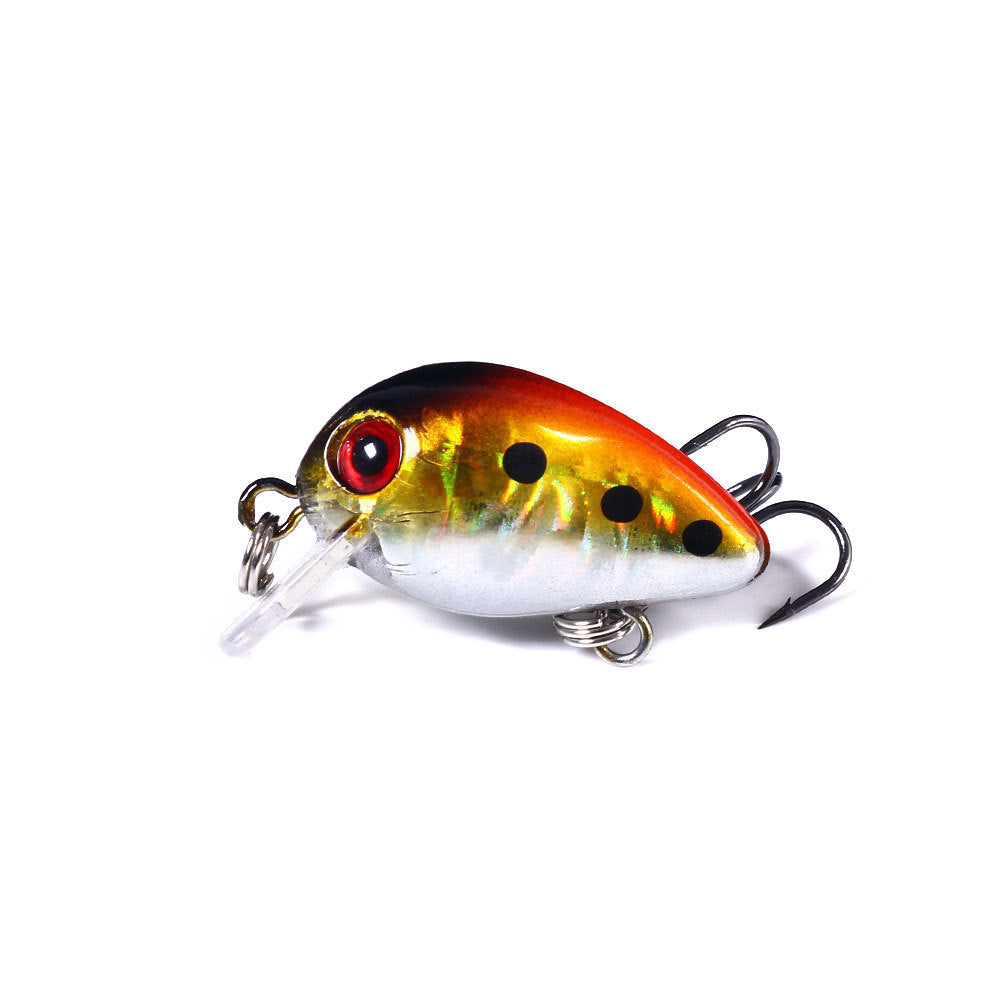 Mini Crankbait Hard Fishing Lure 3cm ABS Realistic Design