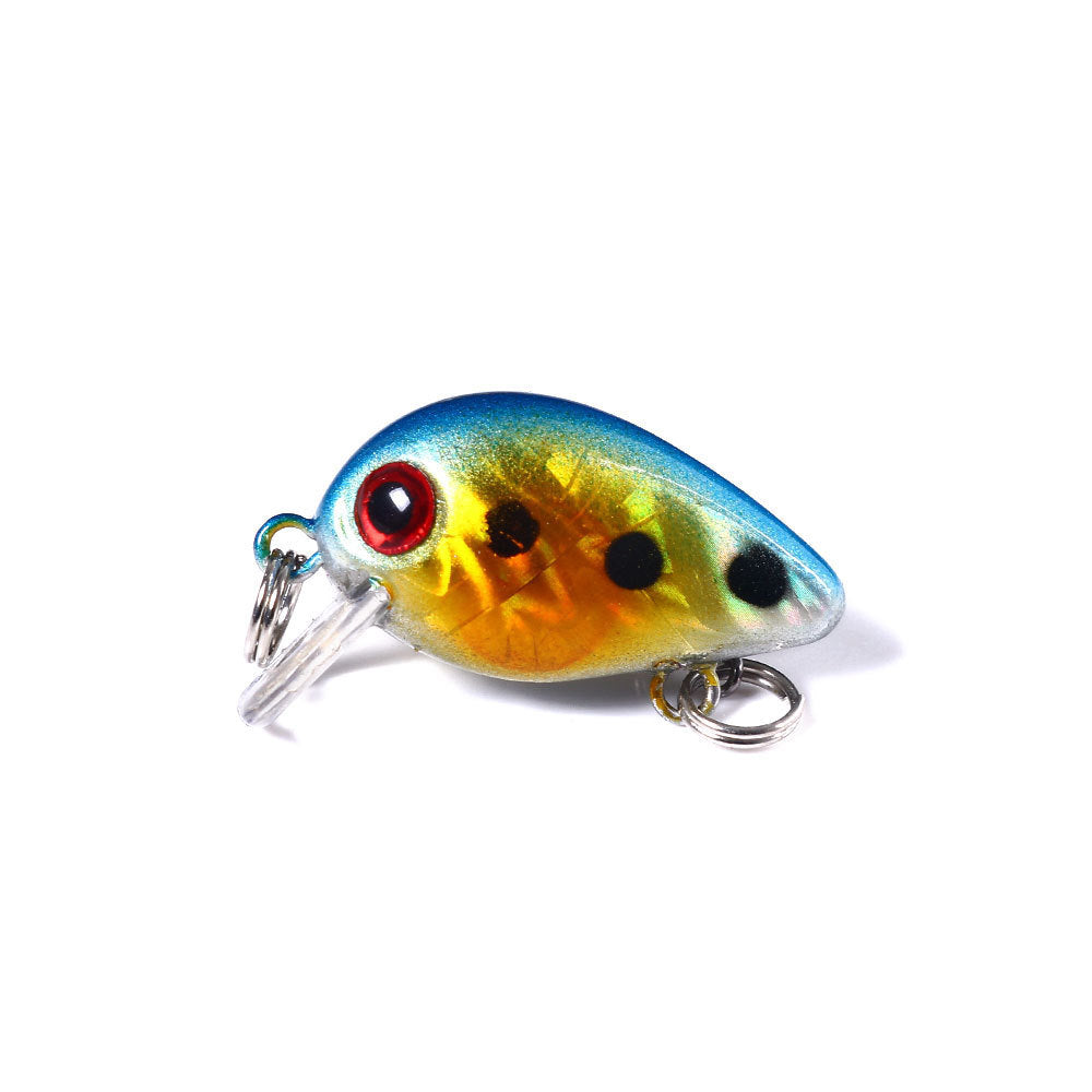 Mini Crankbait Hard Fishing Lure 3cm ABS Realistic Design