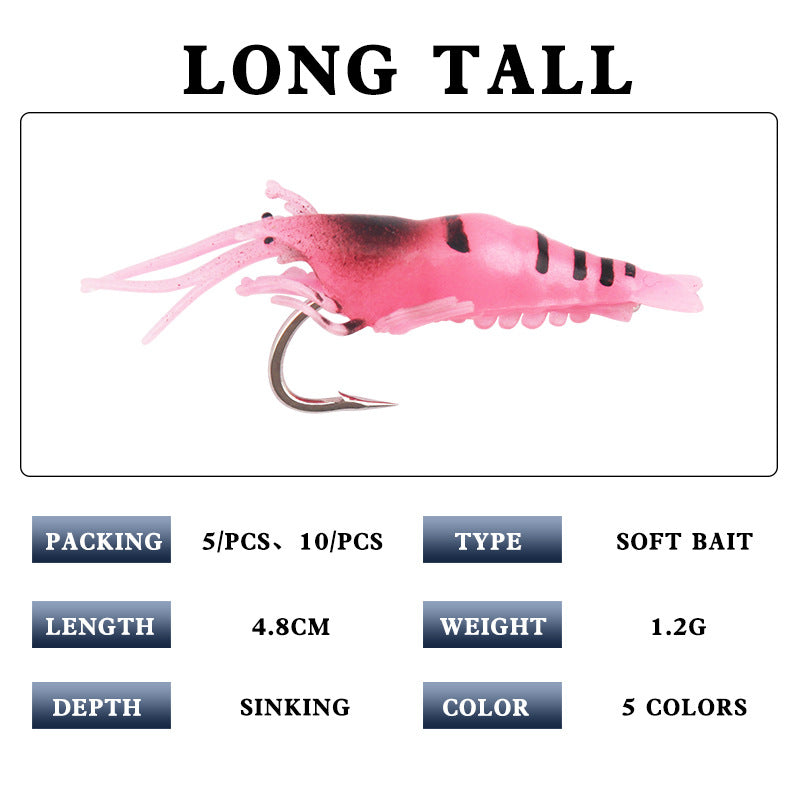 Soft Silicone Fishing Shrimp Lure
