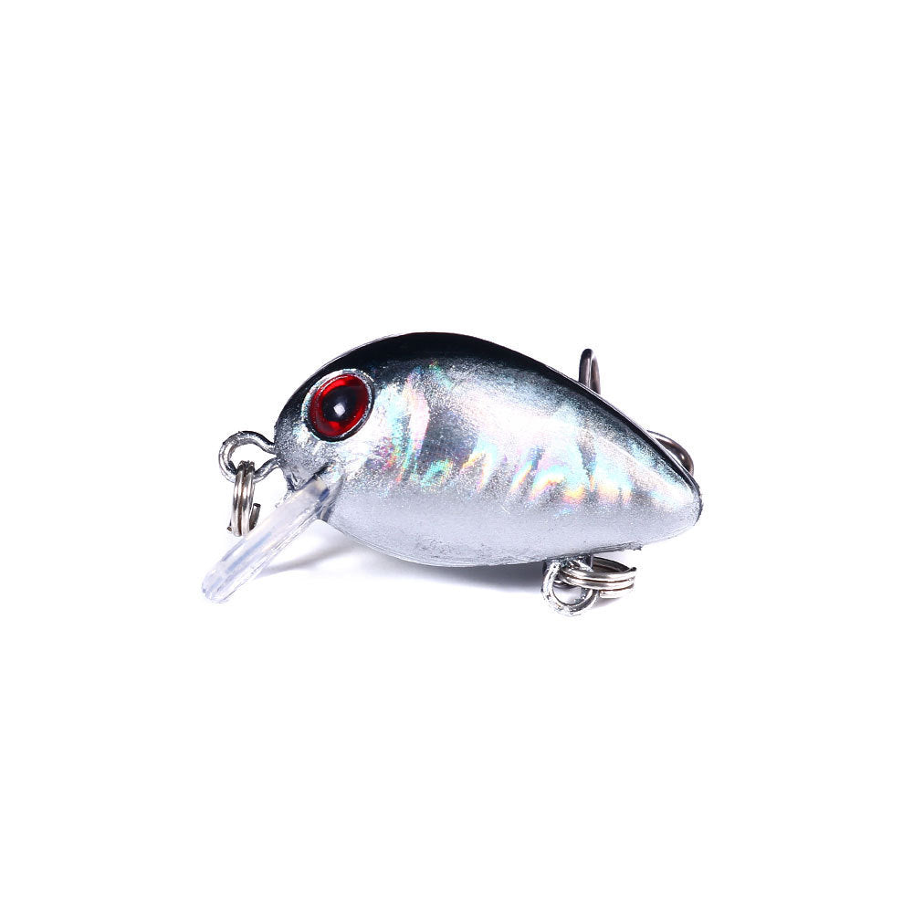 Mini Crankbait Hard Fishing Lure 3cm ABS Realistic Design