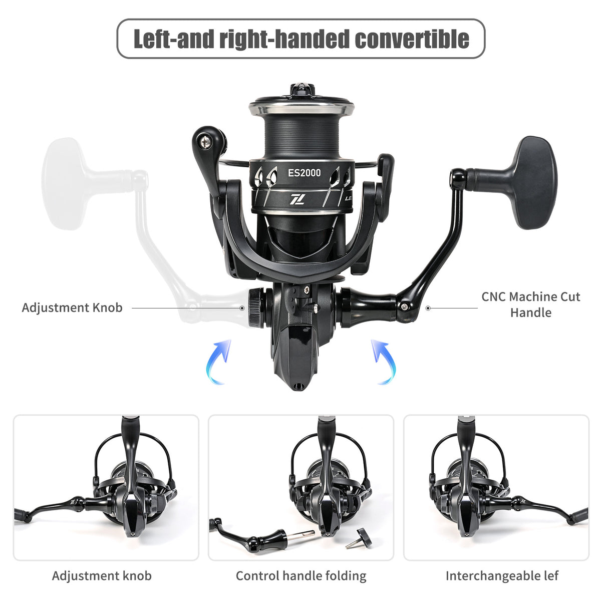 Saltwater/Freshwater Spinning Fishing Reel