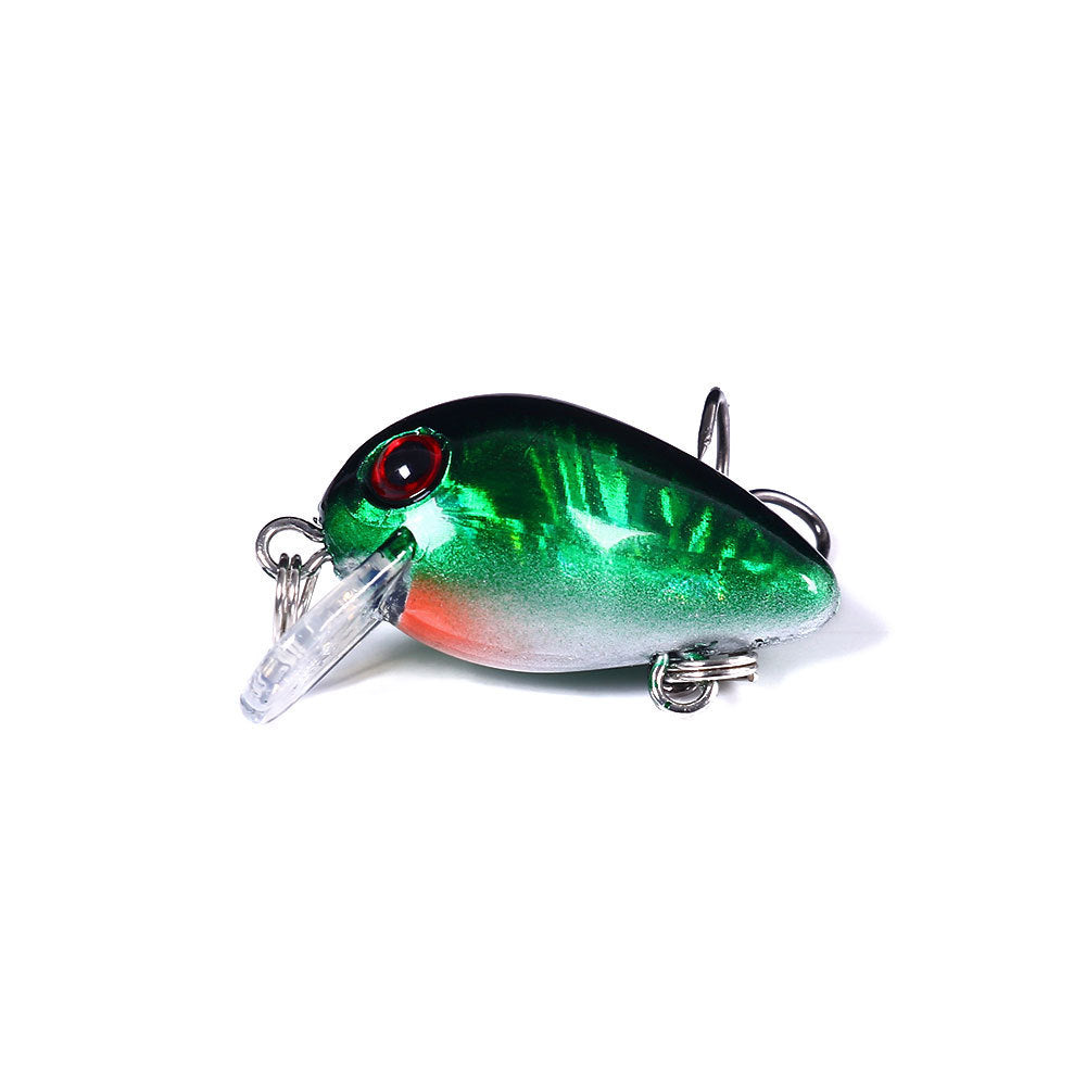Mini Crankbait Hard Fishing Lure 3cm ABS Realistic Design