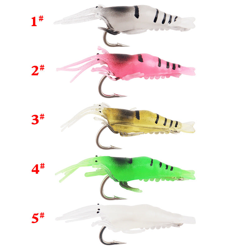 Soft Silicone Fishing Shrimp Lure